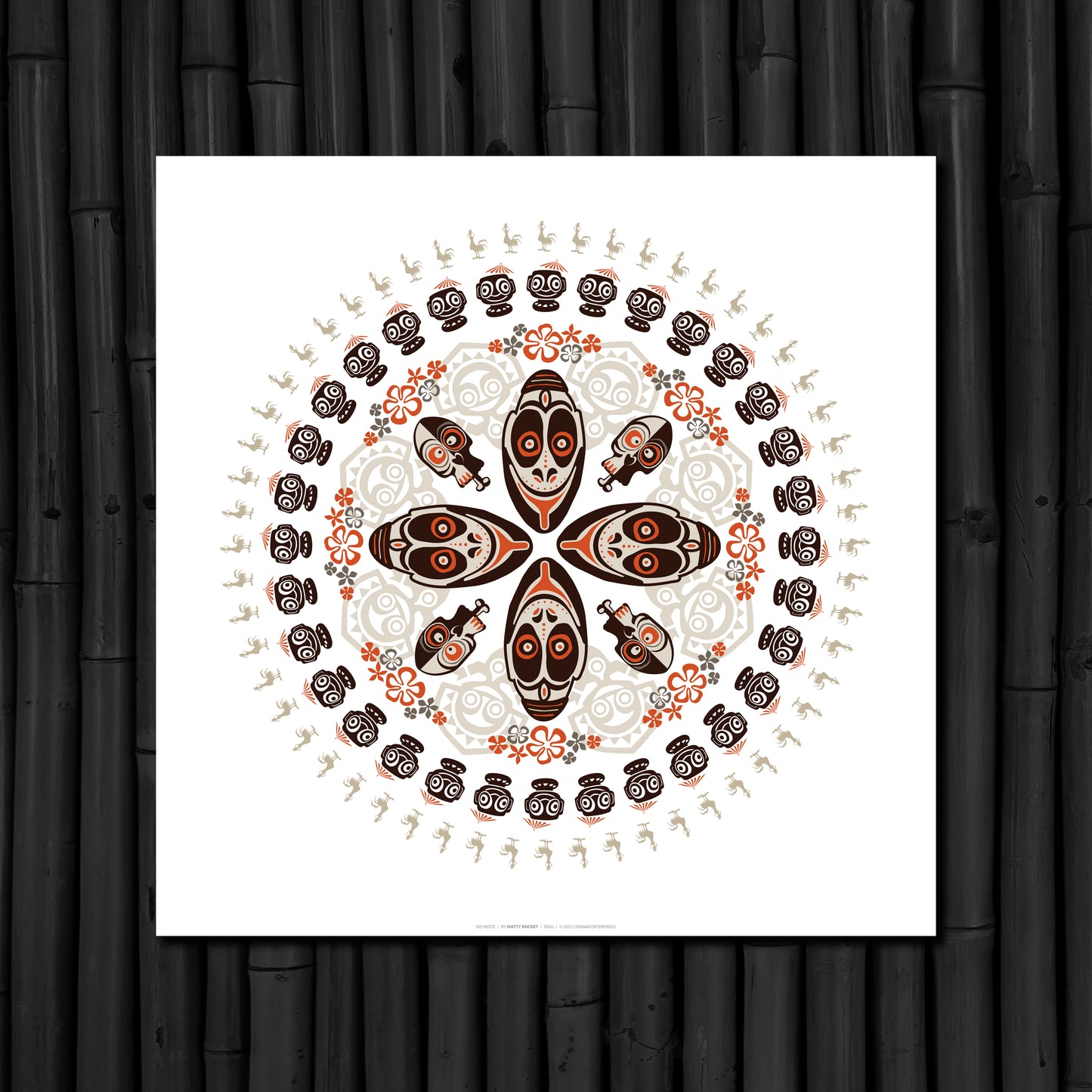Dis-notic Print (24 x 24)