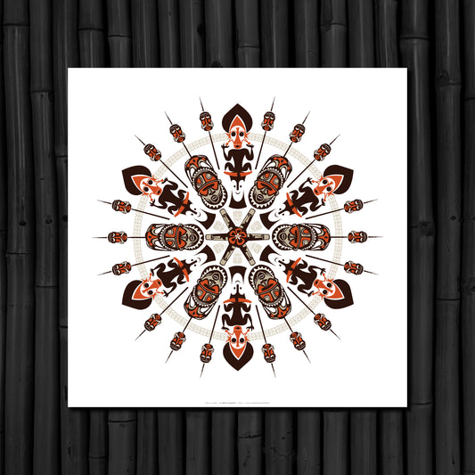 Tiki All-stars Print (24 x 24)