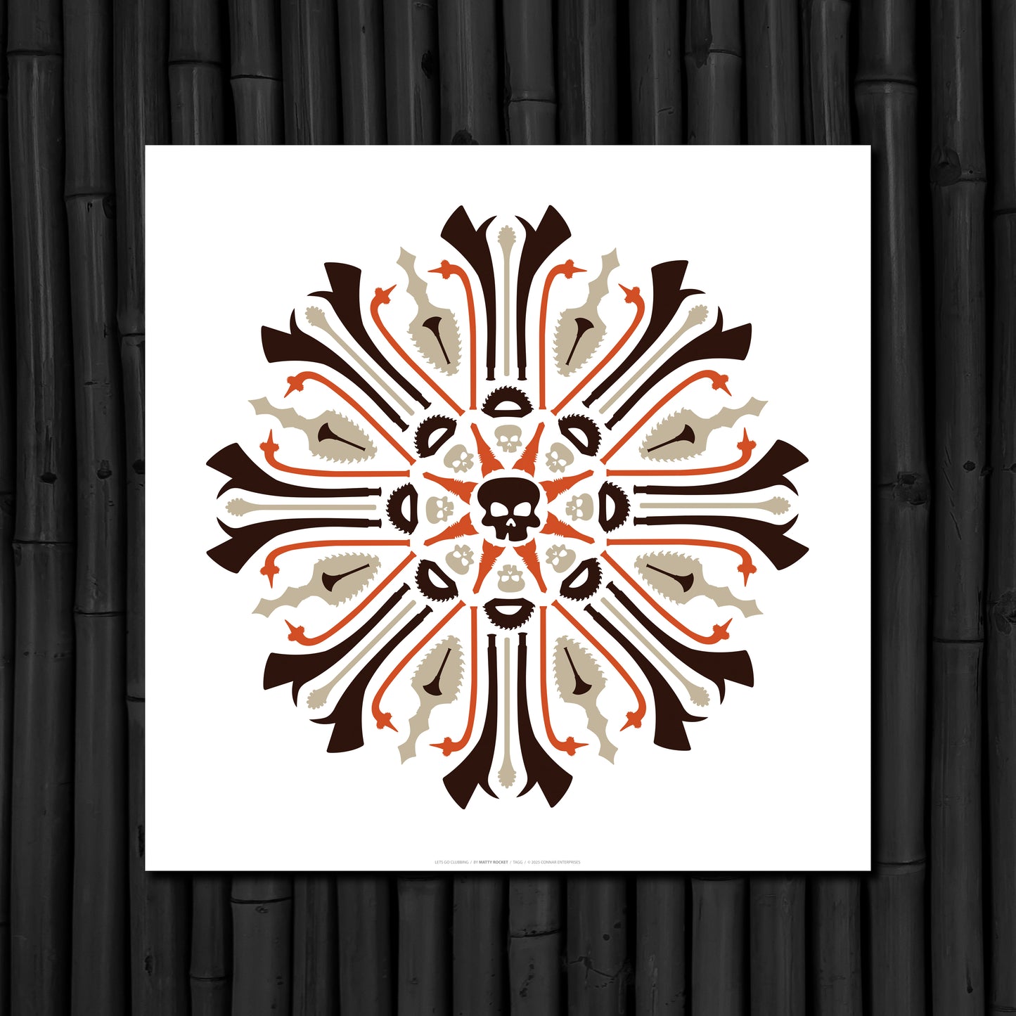 Lets Go Clubbing Print (12 x 12)