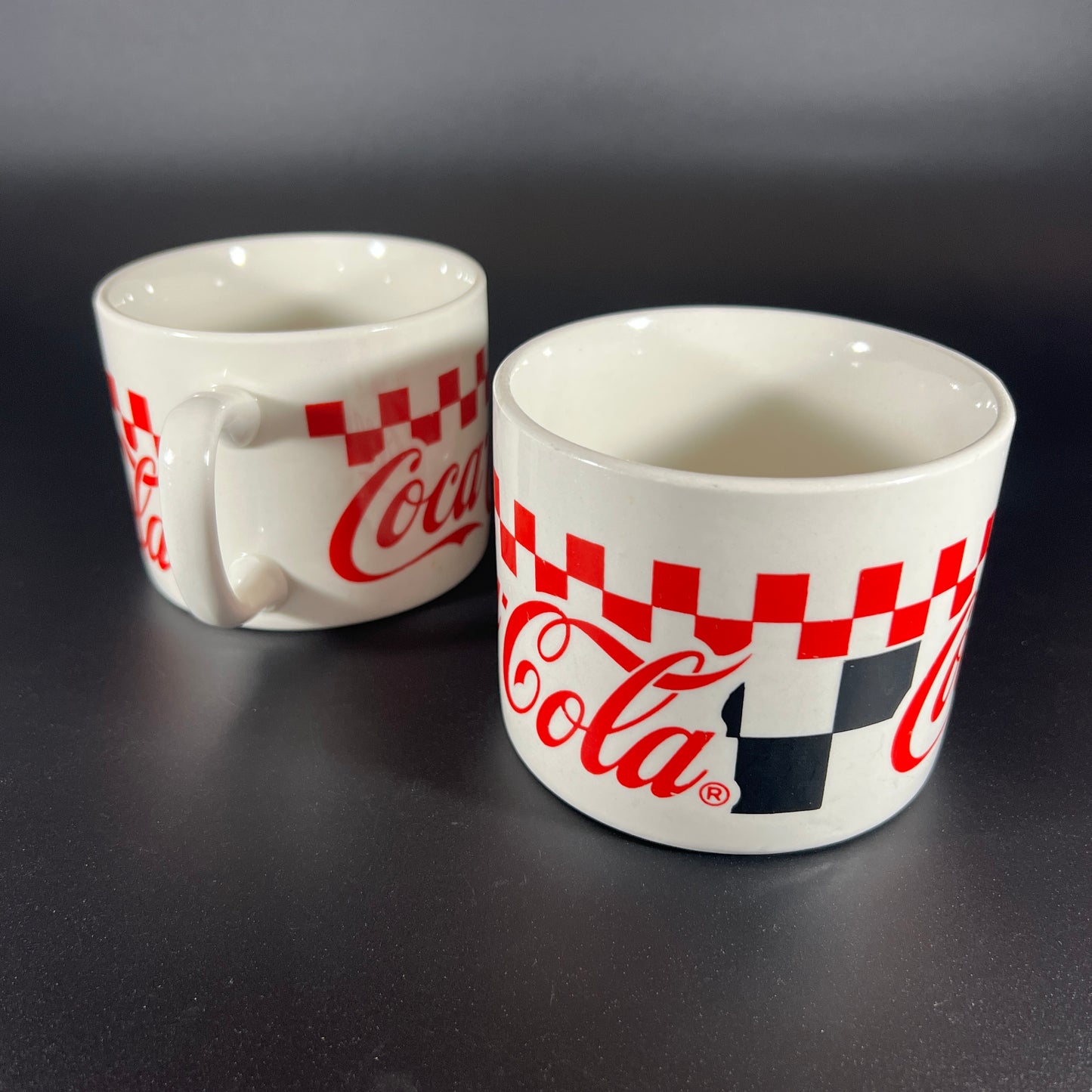 Vintage Coca-Cola Soup Mugs (set of 2)