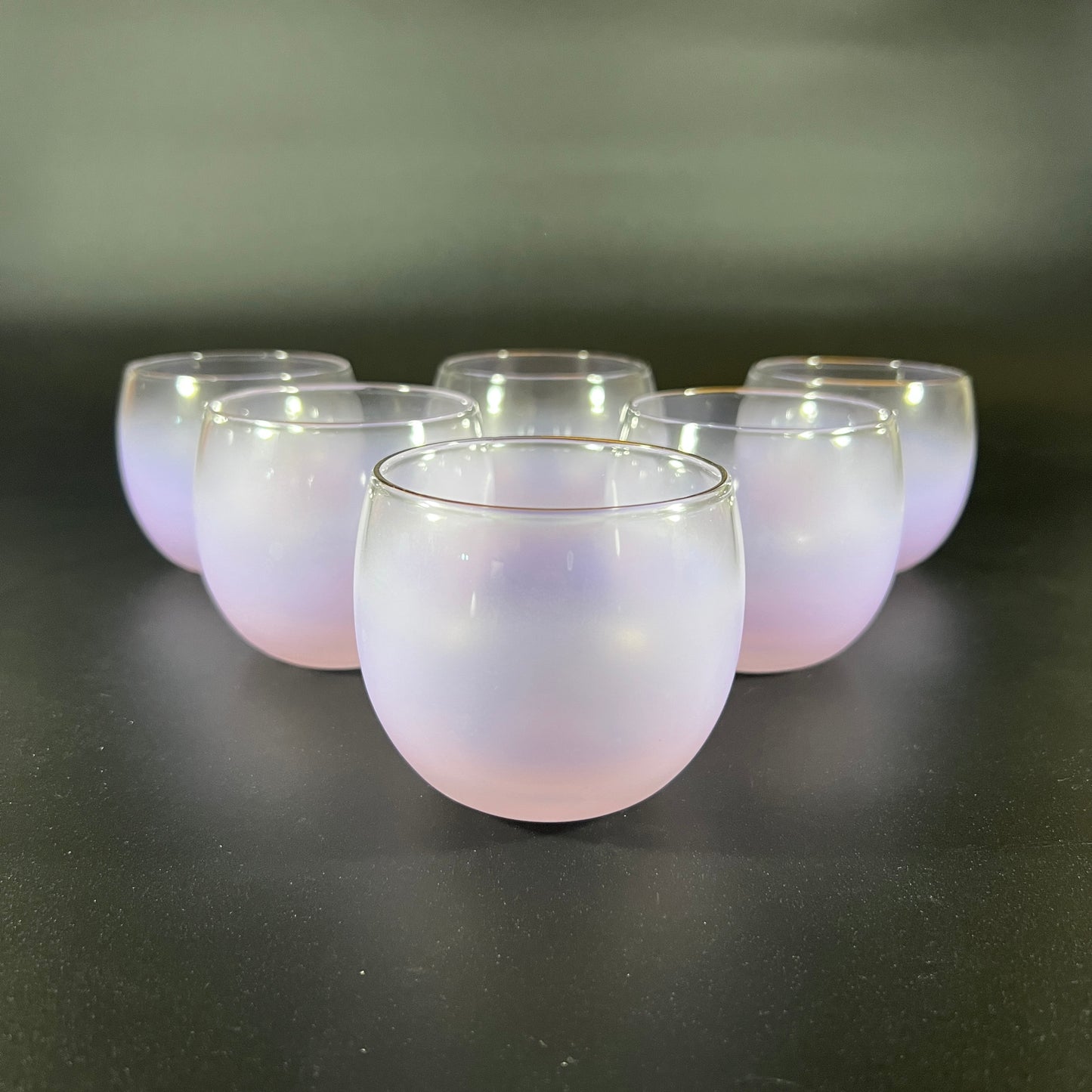 Lavender Blendo Roly Poly Glasses (set of 6)