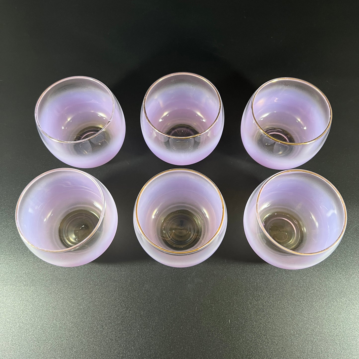 Lavender Blendo Roly Poly Glasses (set of 6)