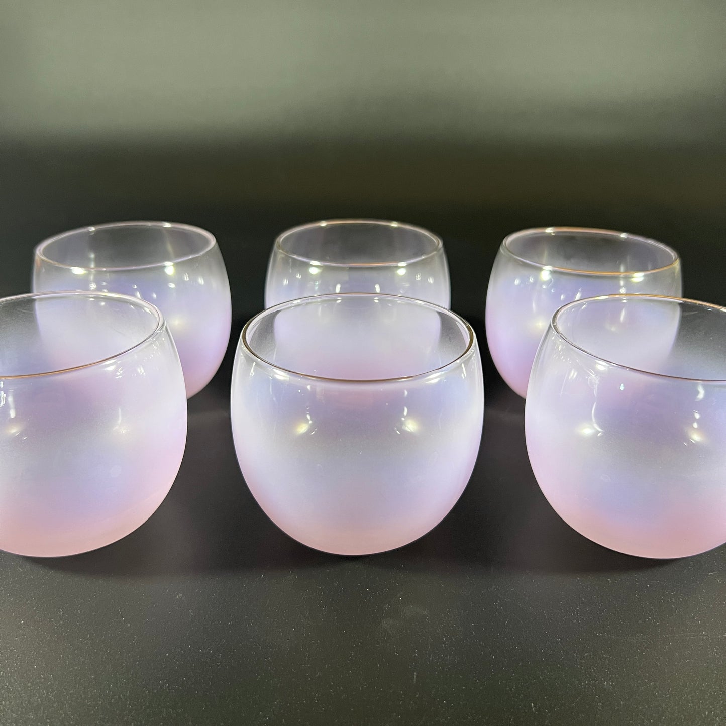 Lavender Blendo Roly Poly Glasses (set of 6)