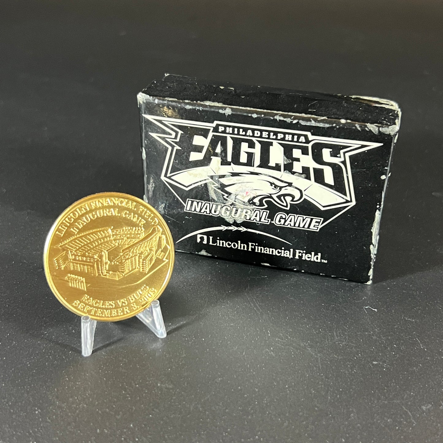 Philadelphia Eagles Lincoln Field Inaugural Coin
