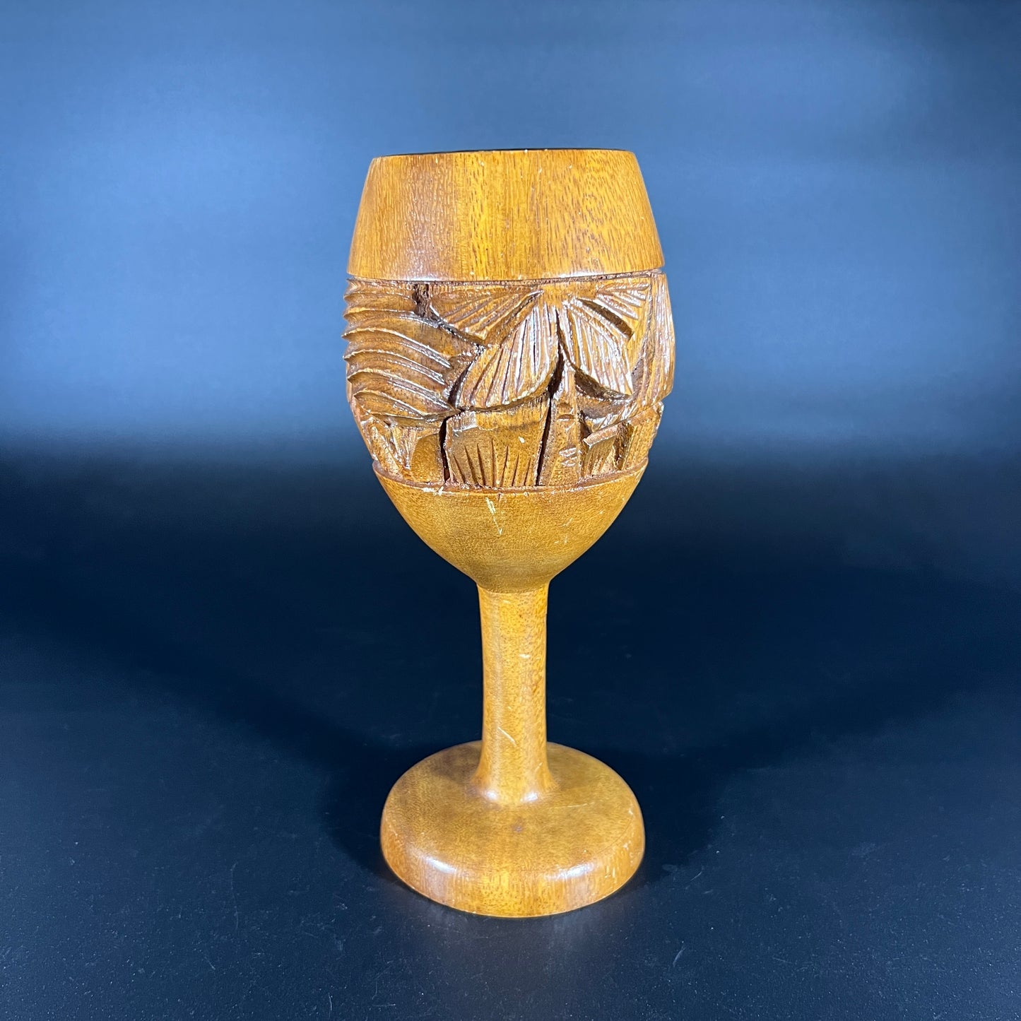 Hand-carved Tiki Goblet