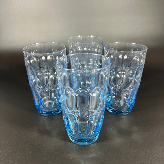 Light Blue Fostoria Tumbers (set of 4)