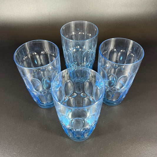 Light Blue Fostoria Tumbers (set of 4)