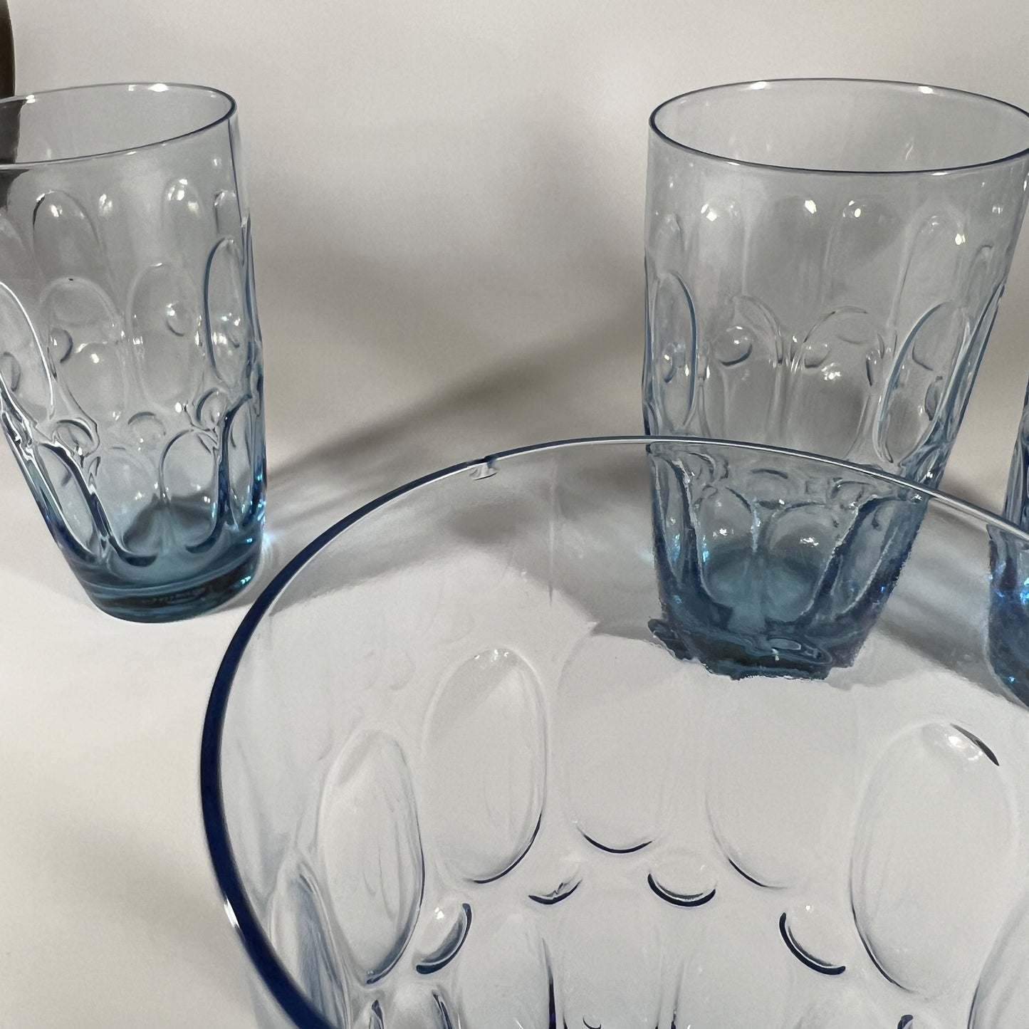 Light Blue Fostoria Tumbers (set of 4)