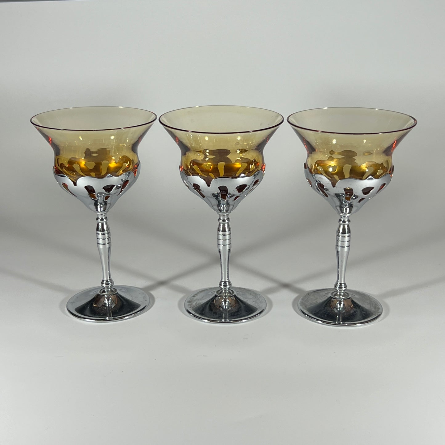 Farber Brothers Khrome Kraft Glasses (set of 3)