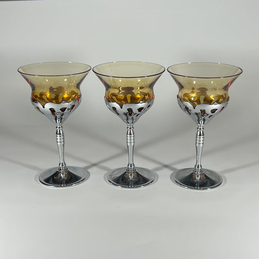Farber Brothers Khrome Kraft Glasses (set of 3)