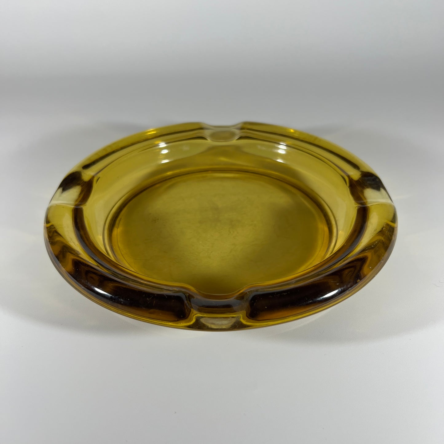 MCM Honey Amber Ashtray