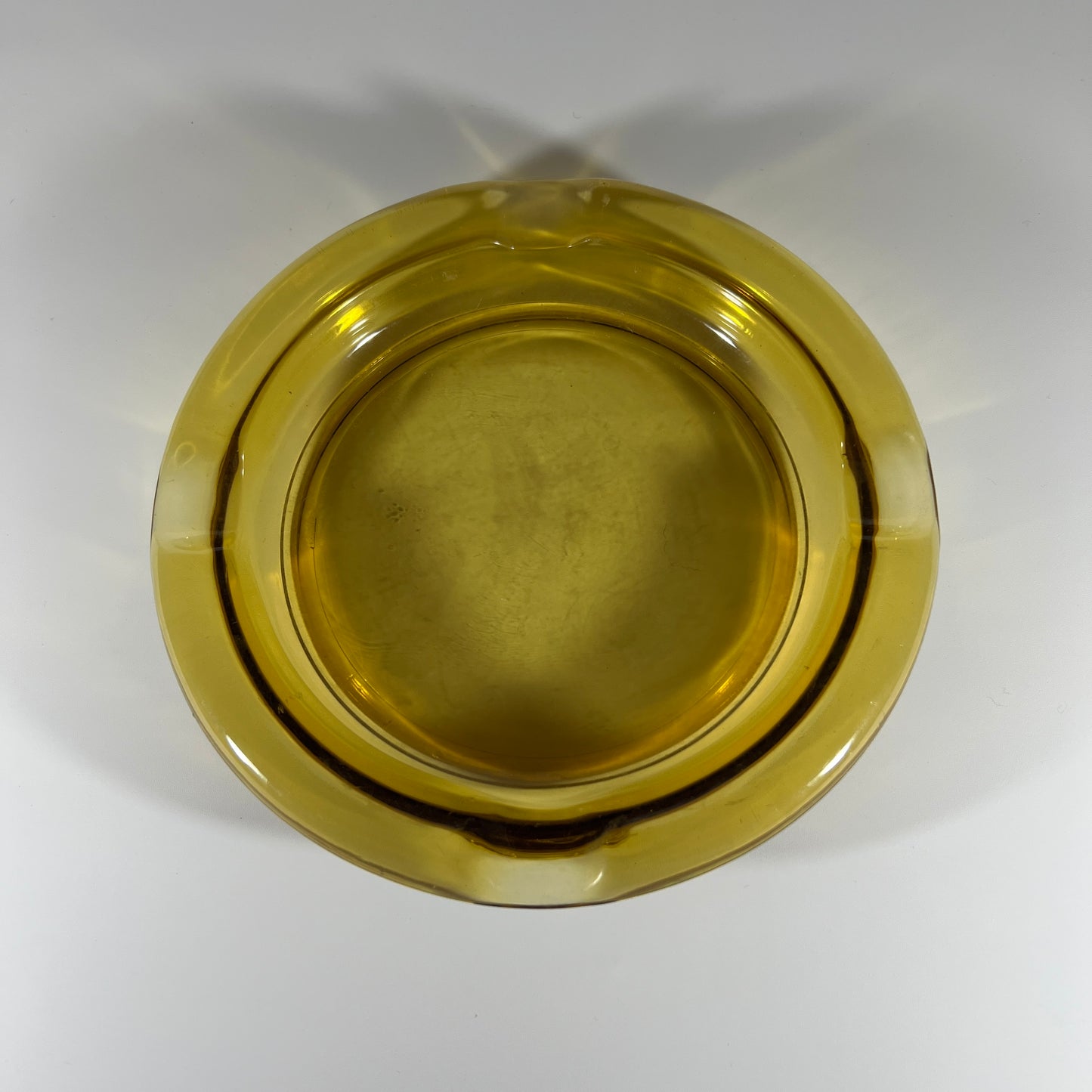 MCM Honey Amber Ashtray