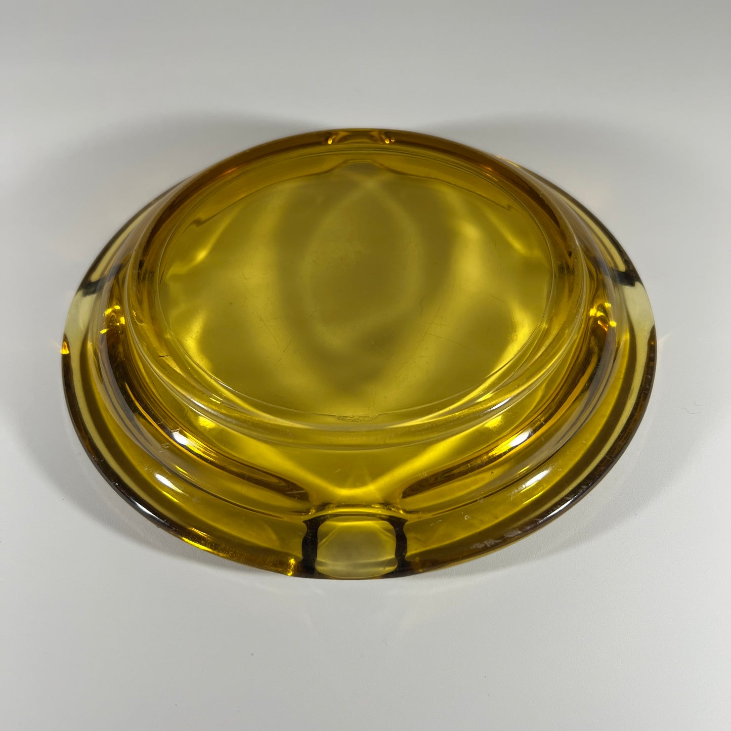 MCM Honey Amber Ashtray