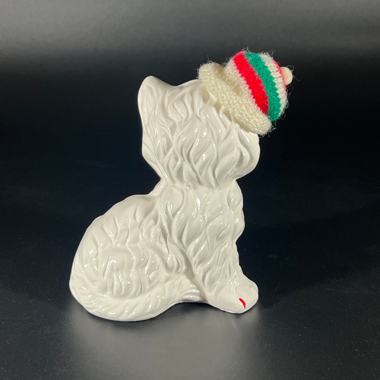 Vintage Kitschy Christmas Kitty