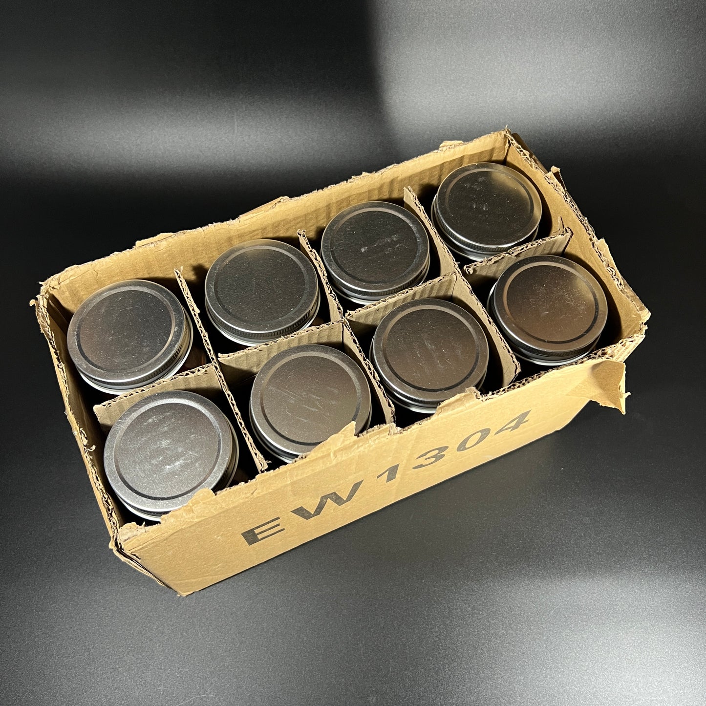 Amber Mason Jars (set of 16)