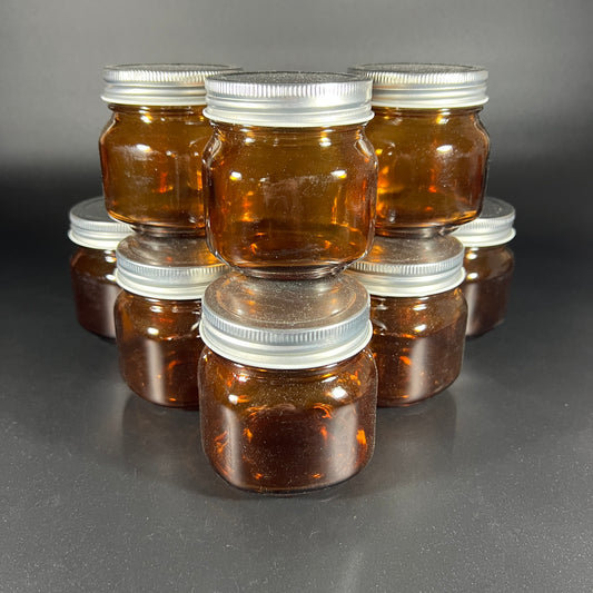 Amber Mason Jars (set of 16)