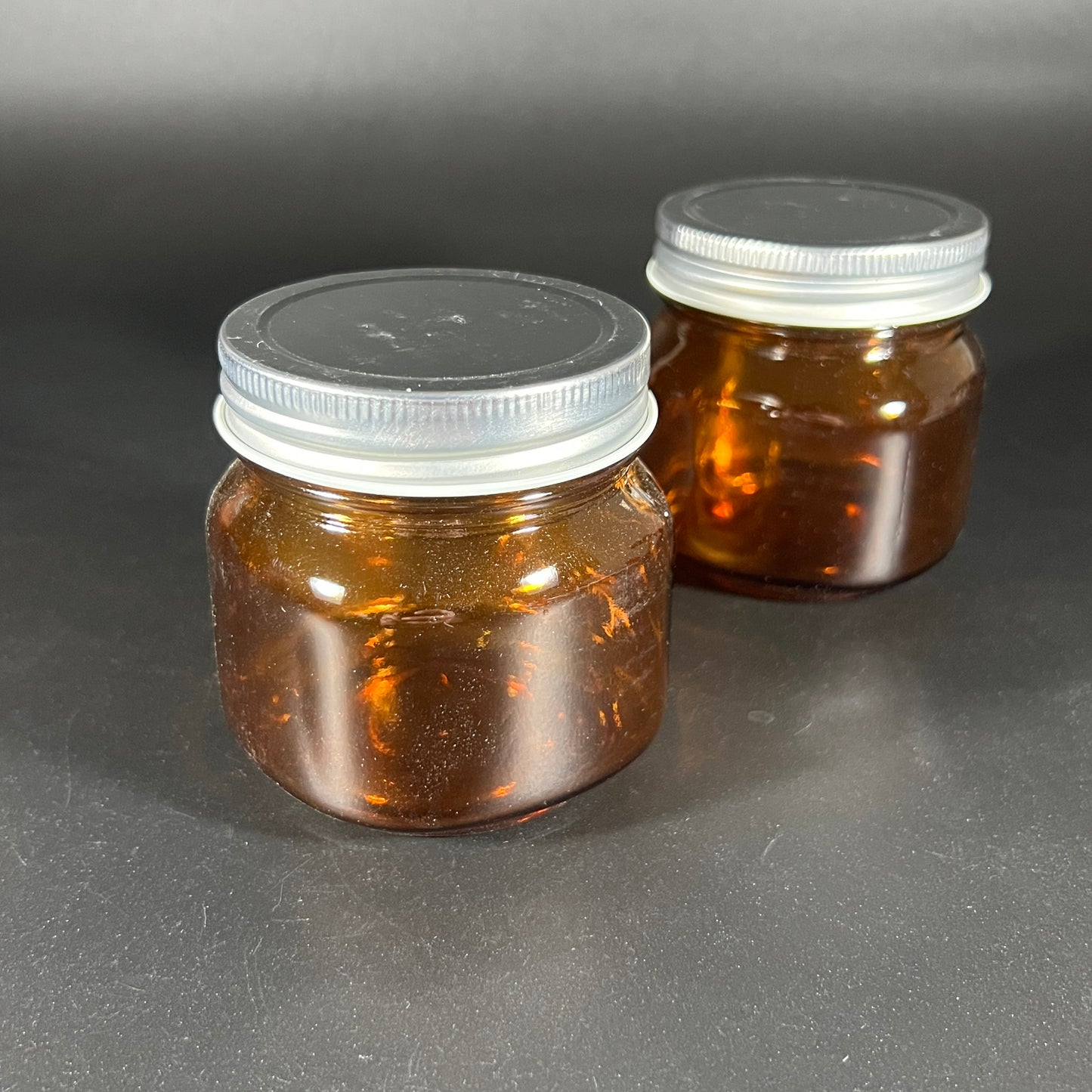 Amber Mason Jars (set of 16)