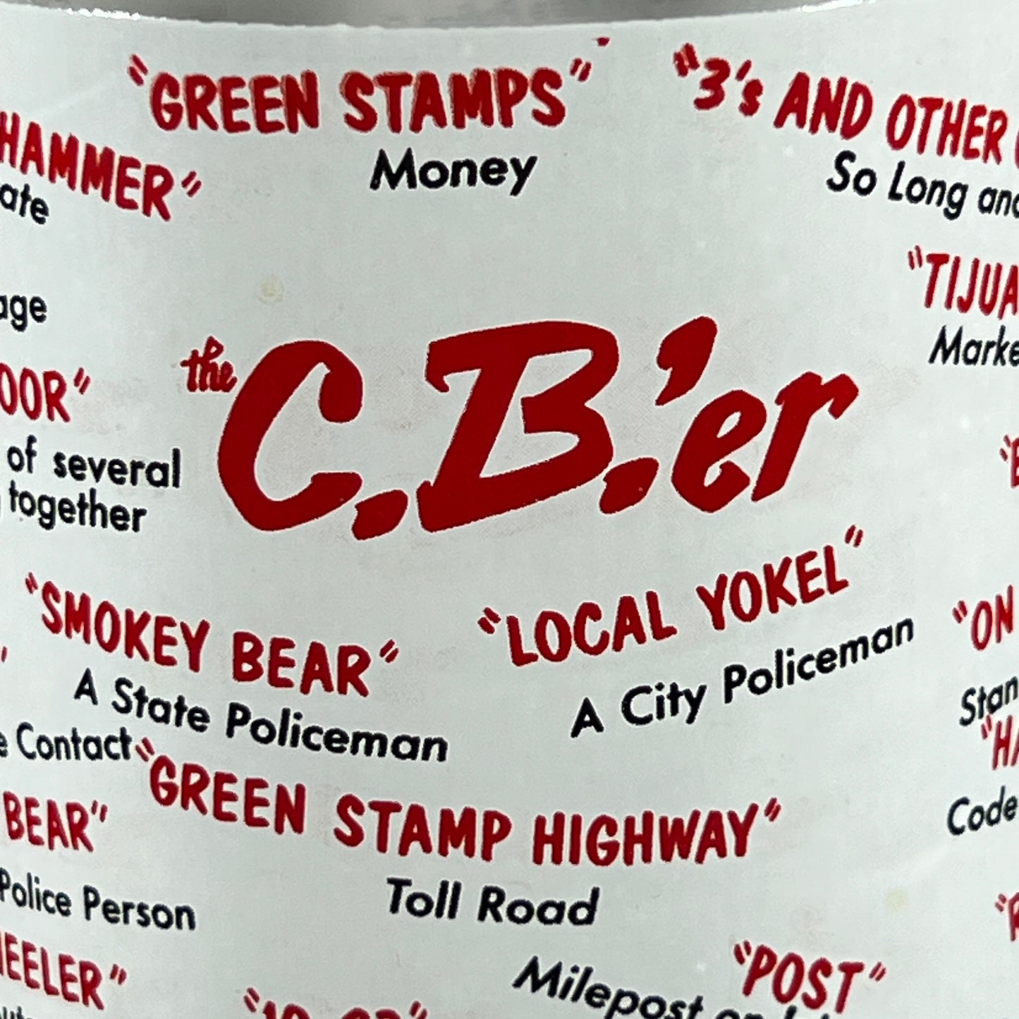 Vintage CB'er Lingo Glass