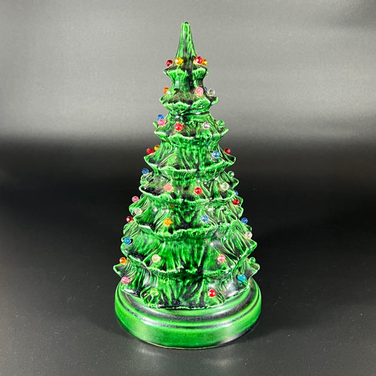 Vintage Ceramic Lighted Christmas Tree