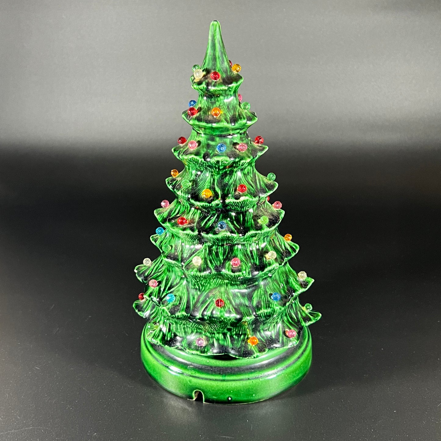 Vintage Ceramic Lighted Christmas Tree
