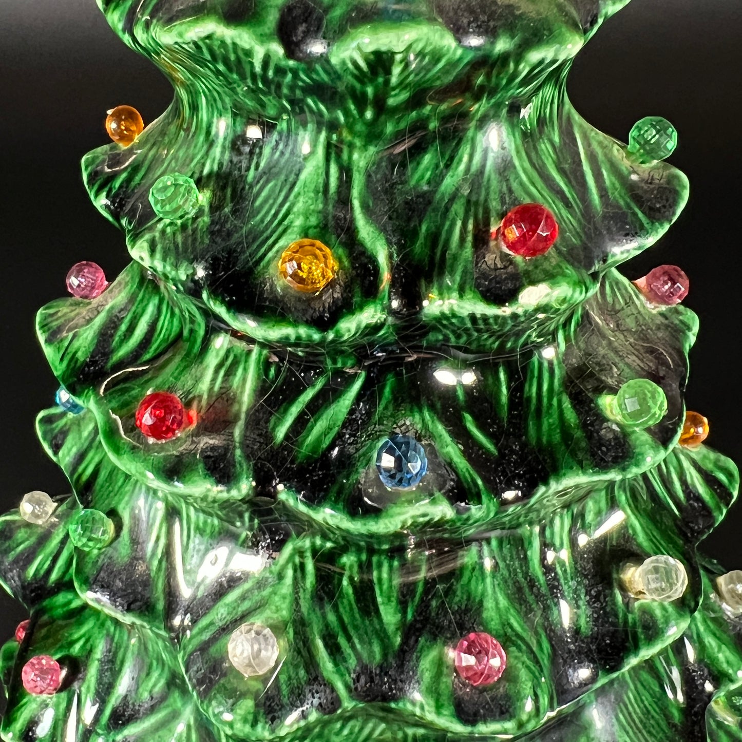 Vintage Ceramic Lighted Christmas Tree
