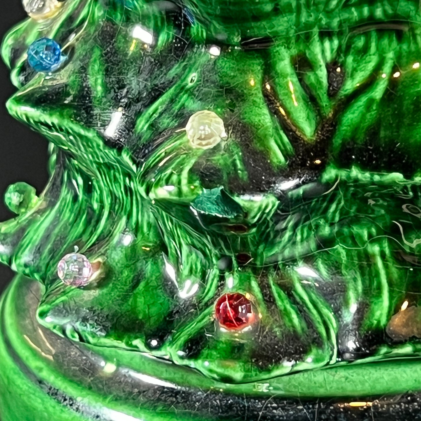 Vintage Ceramic Lighted Christmas Tree