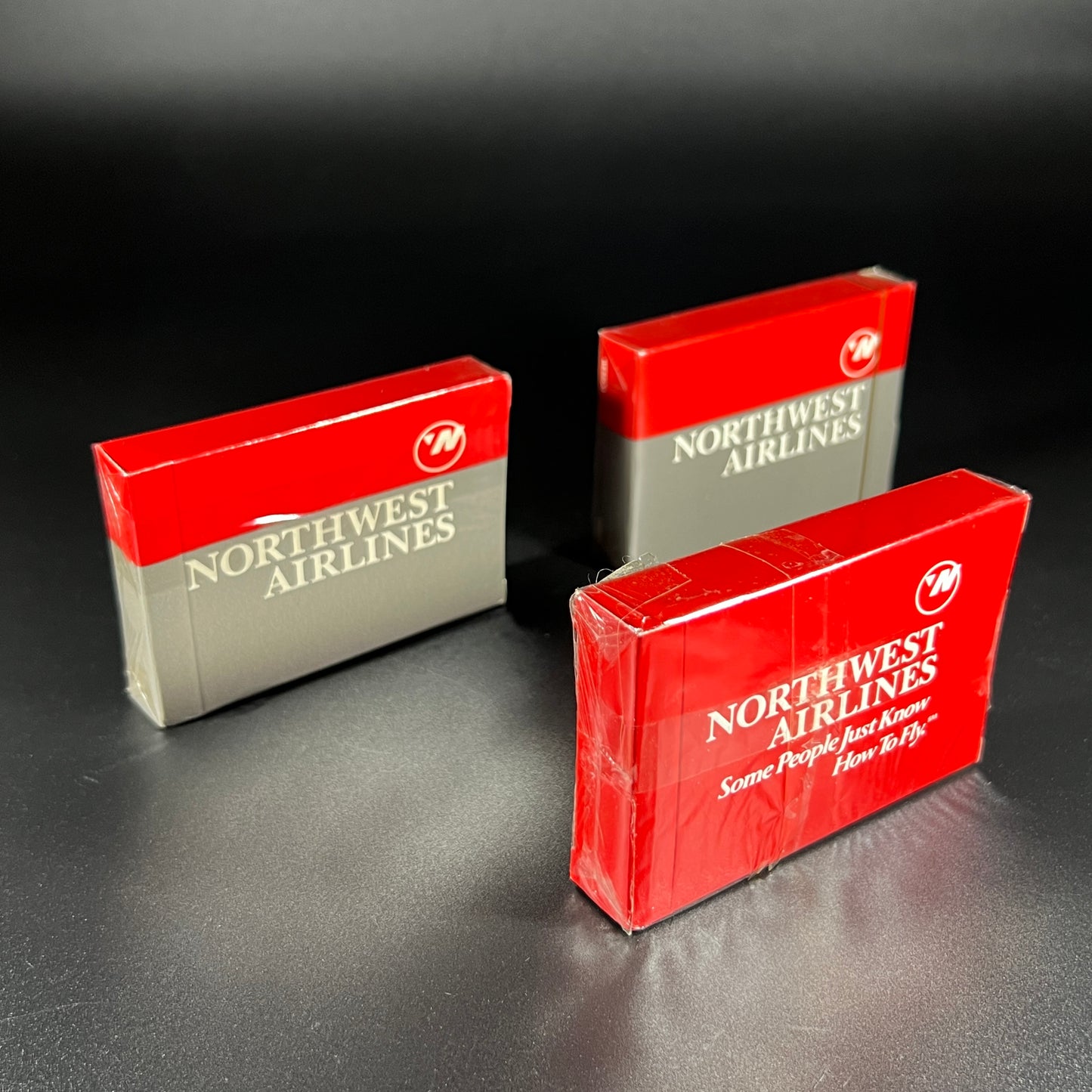 Northwest Airlines Playing Card Decks NIB (set of 3)