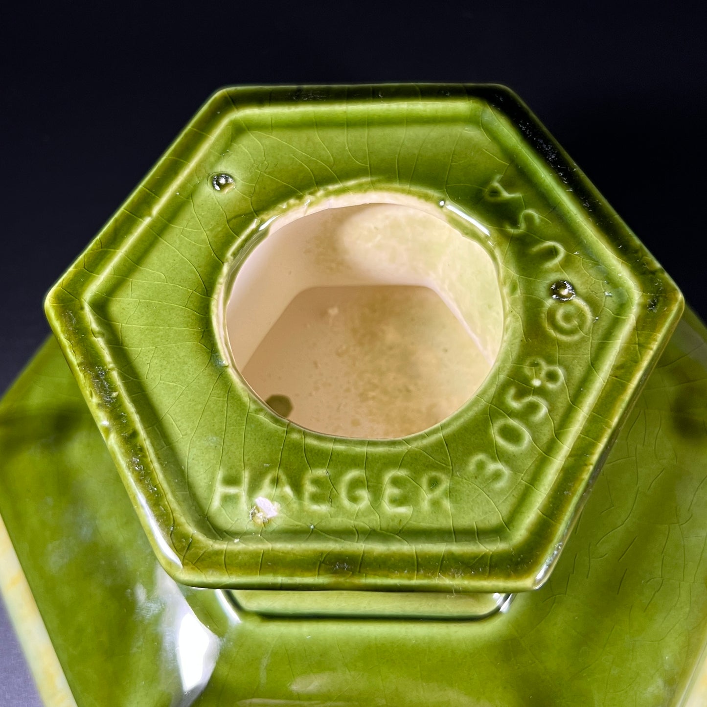 Haeger Pedestal Dish #3058 USA