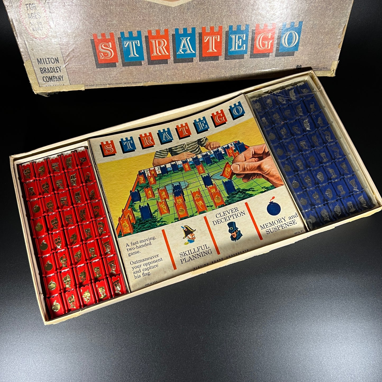 1962 Vintage Stratego Board Game