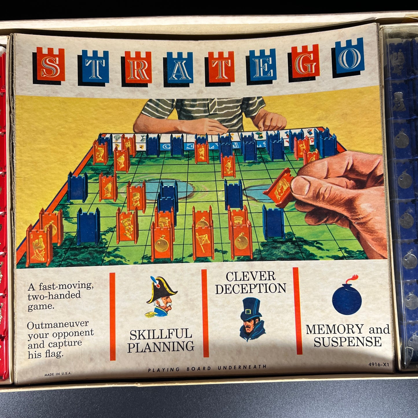 1962 Vintage Stratego Board Game
