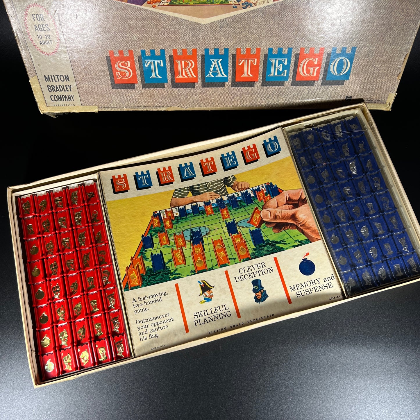 1962 Vintage Stratego Board Game