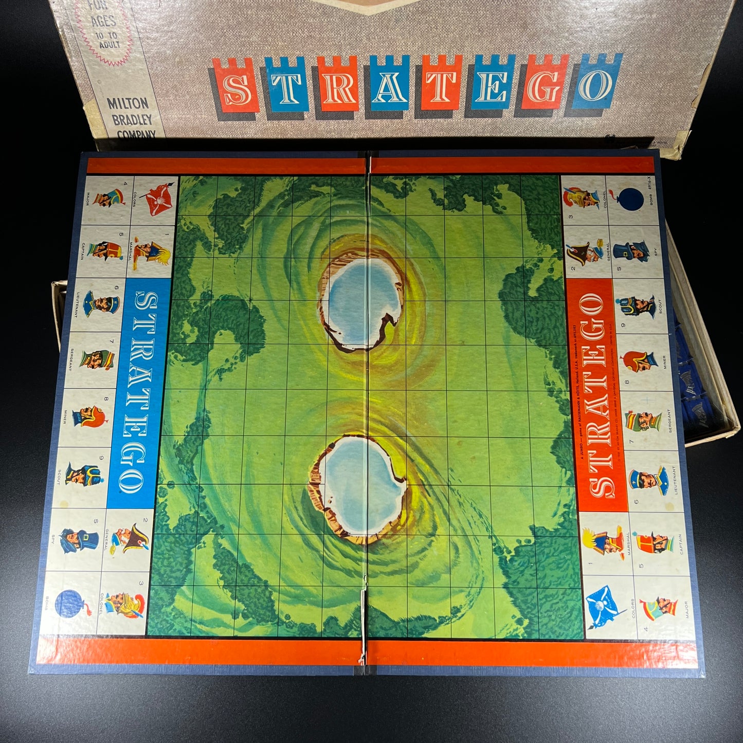 1962 Vintage Stratego Board Game