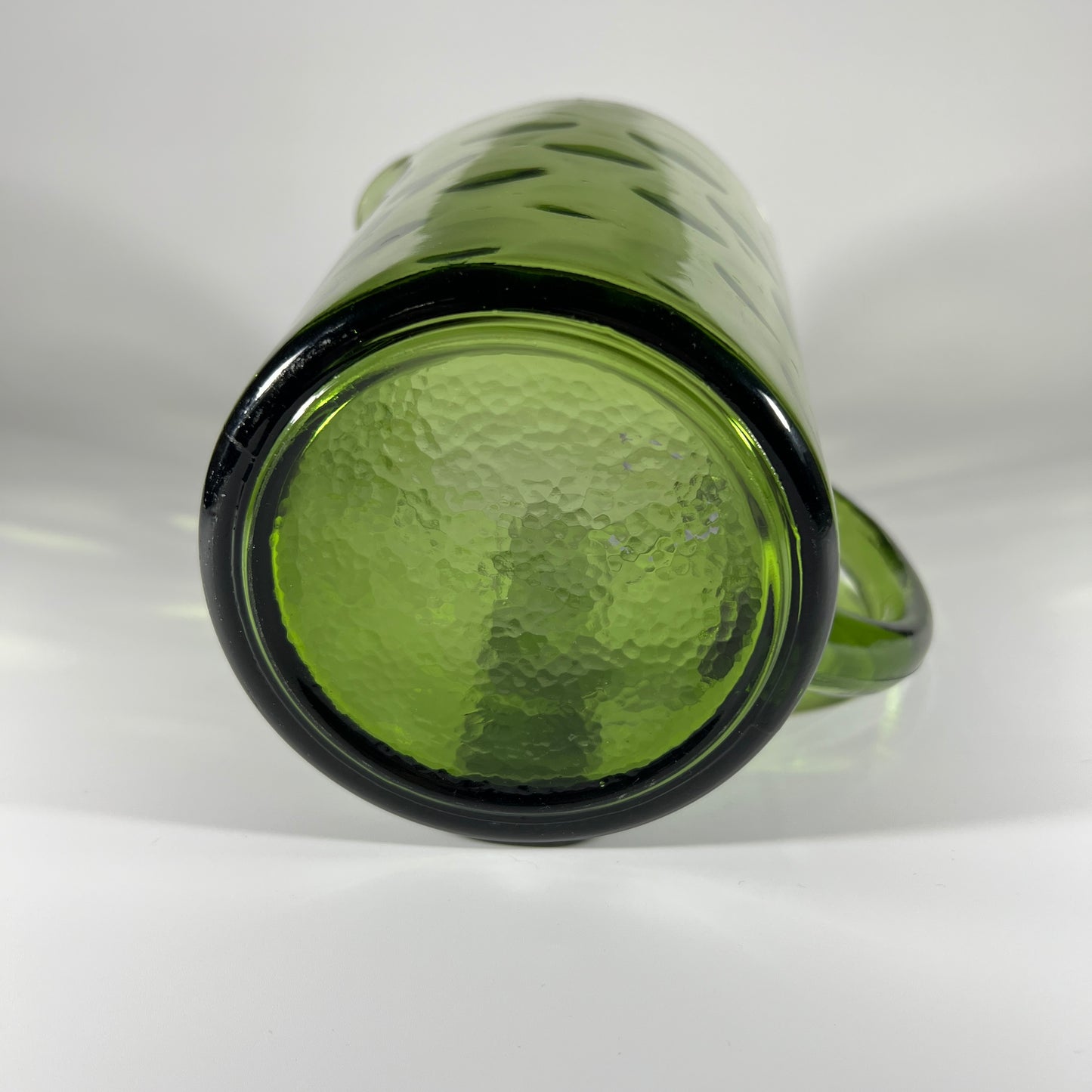 Vintage Hazel Atlas El Dorado Avocado Green Glass Pitcher