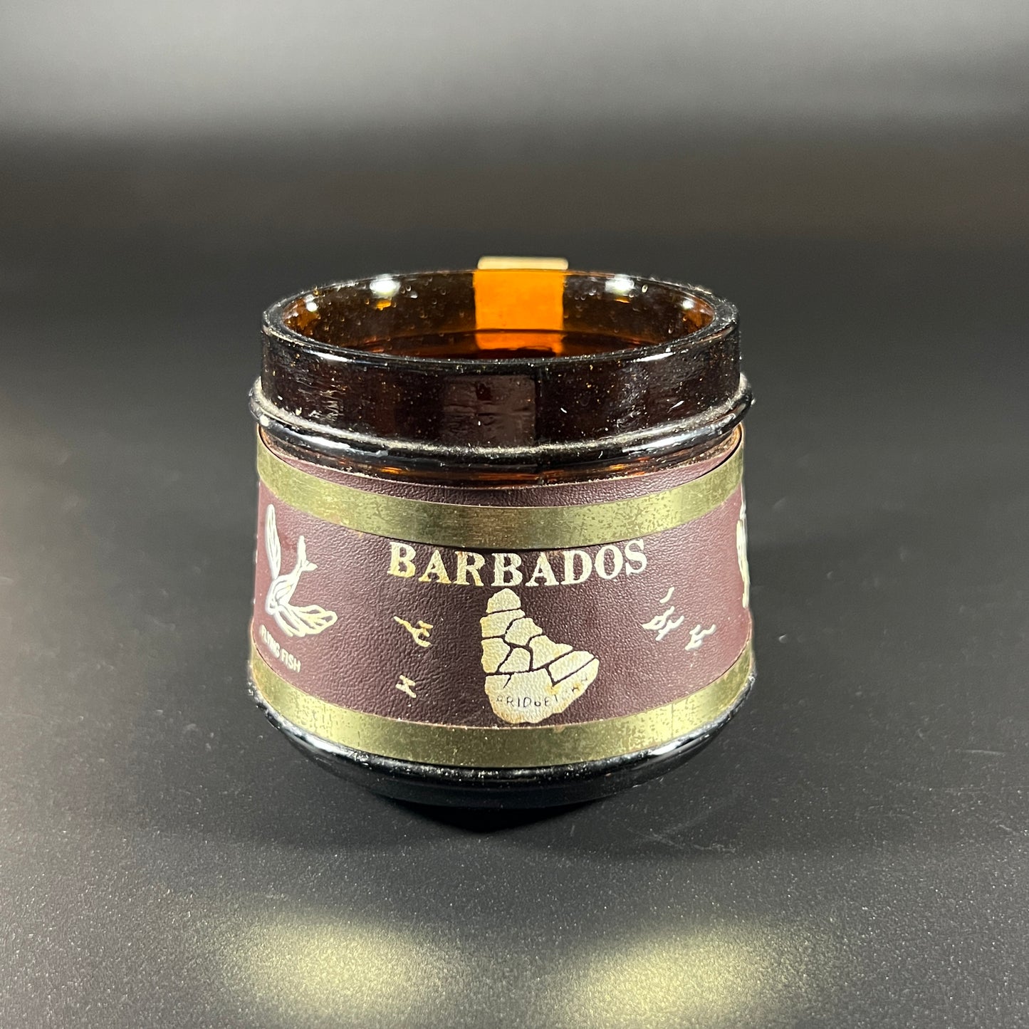 Vintage Souvenir Glass Mug from Barbados
