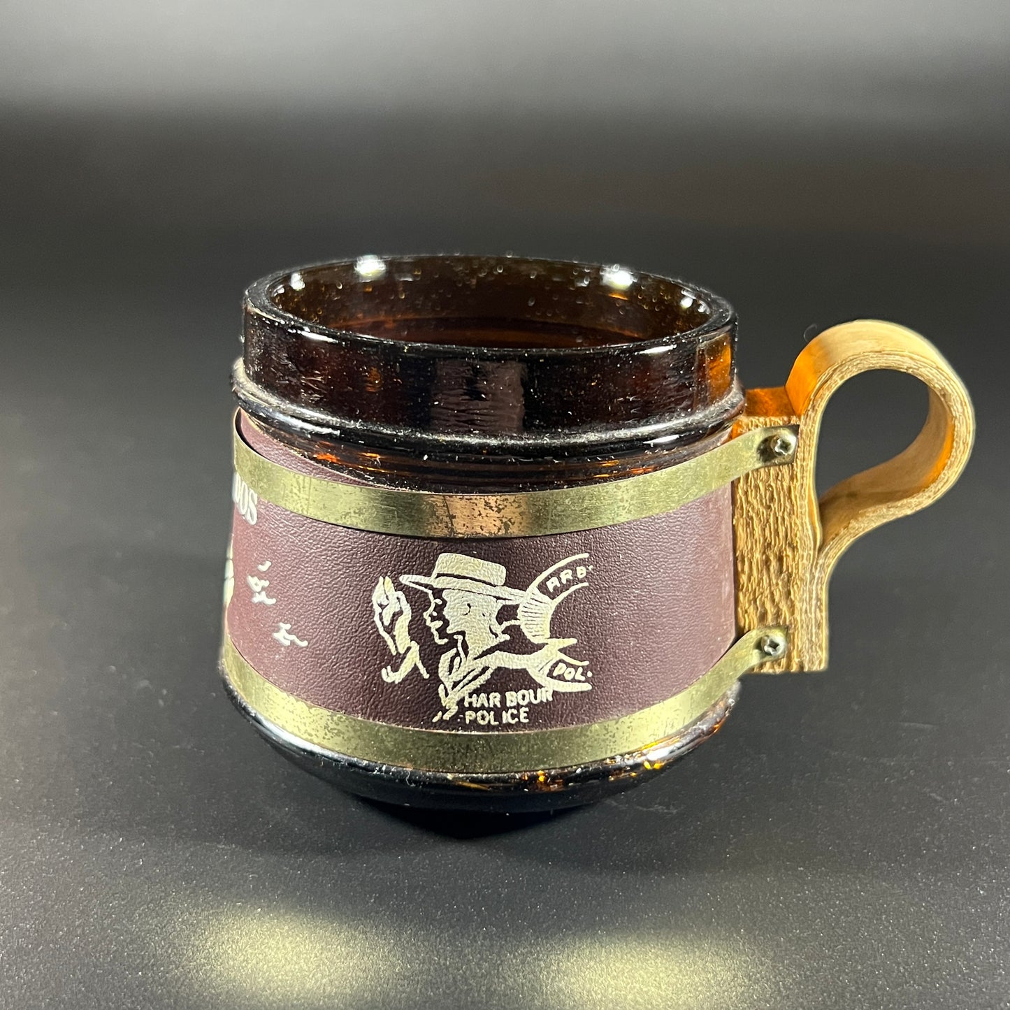 Vintage Souvenir Glass Mug from Barbados