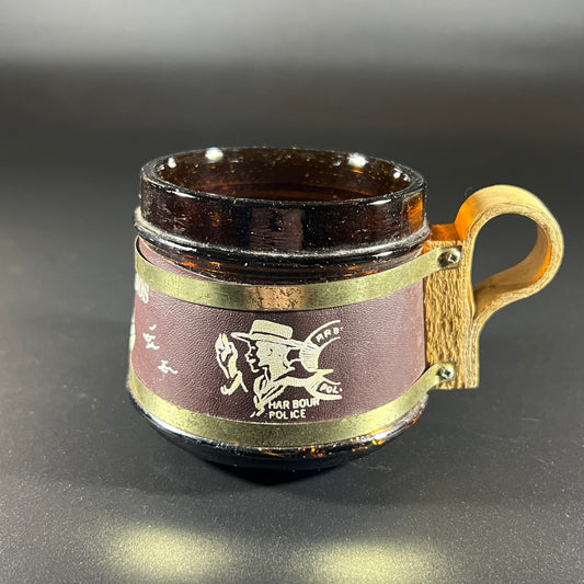 Vintage Souvenir Glass Mug from Barbados