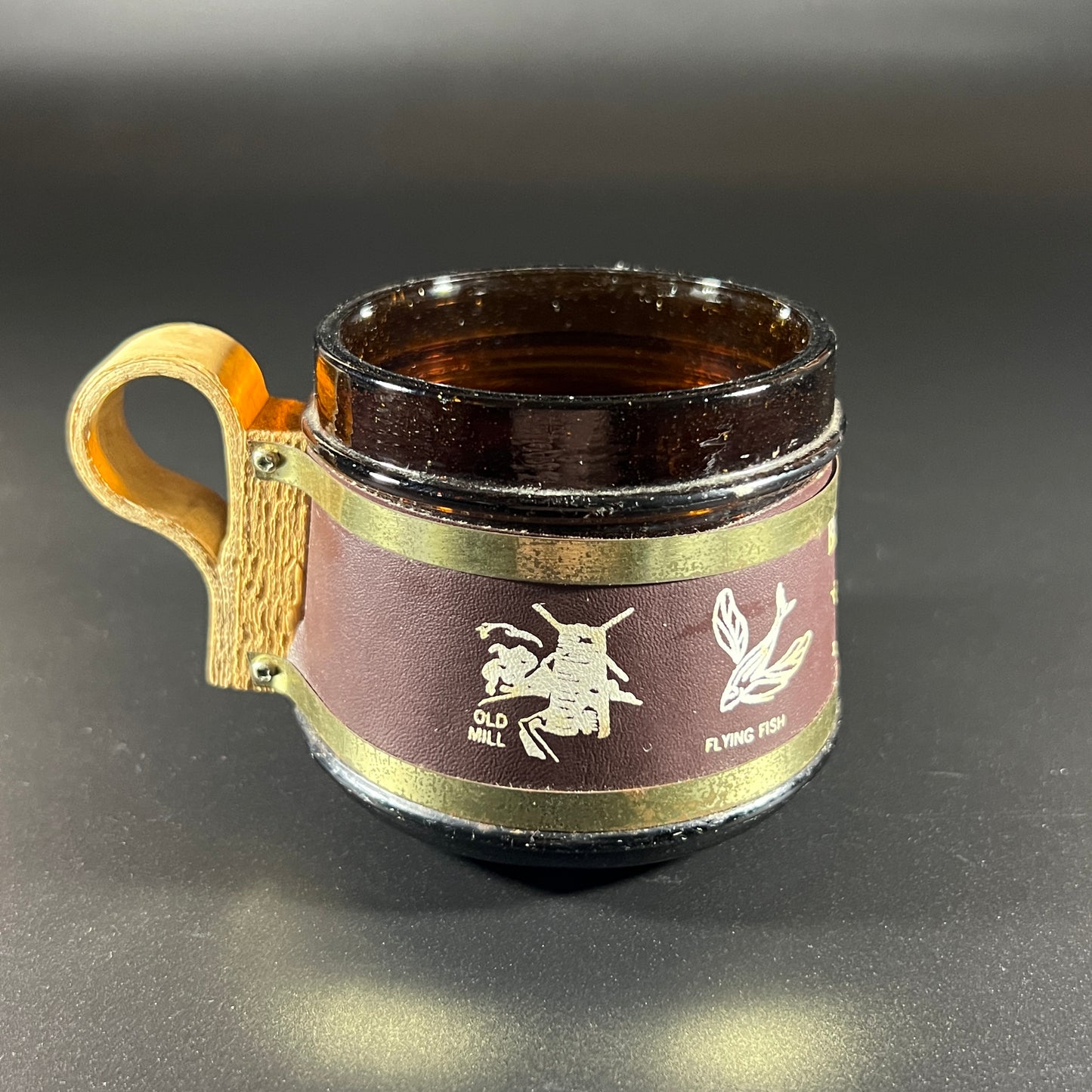 Vintage Souvenir Glass Mug from Barbados