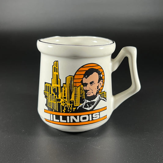 Vintage Souvenir Mug from Illinois