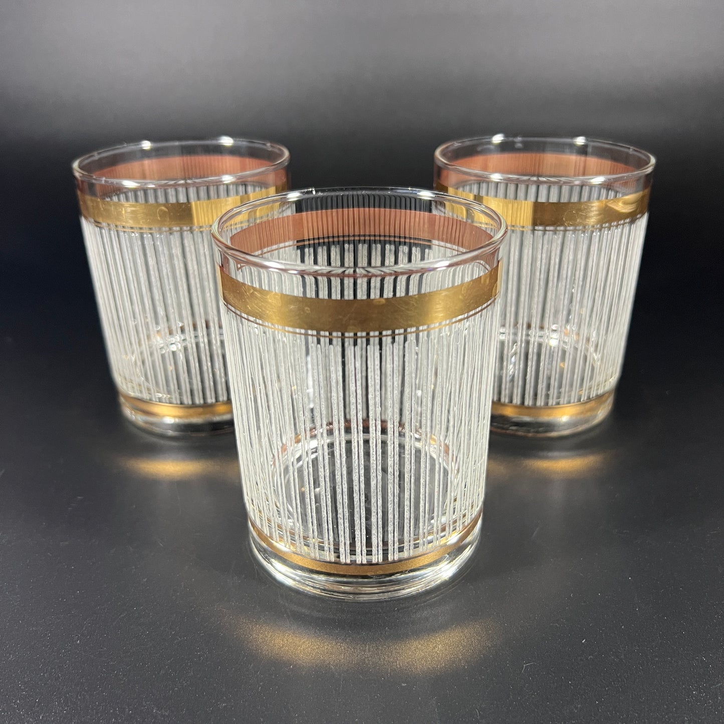 Vintage Georges Briard Rocks Glasses (set of 3)