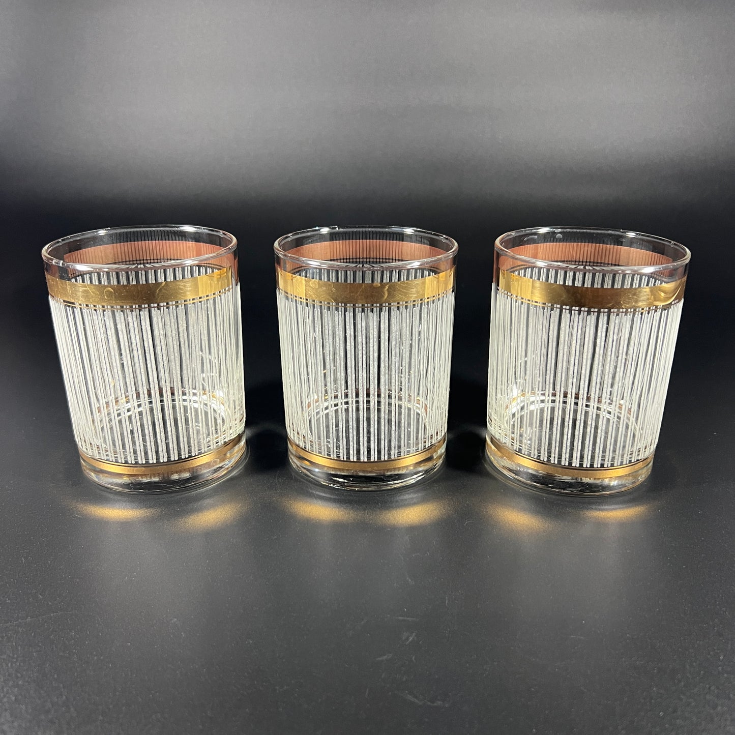 Vintage Georges Briard Rocks Glasses (set of 3)