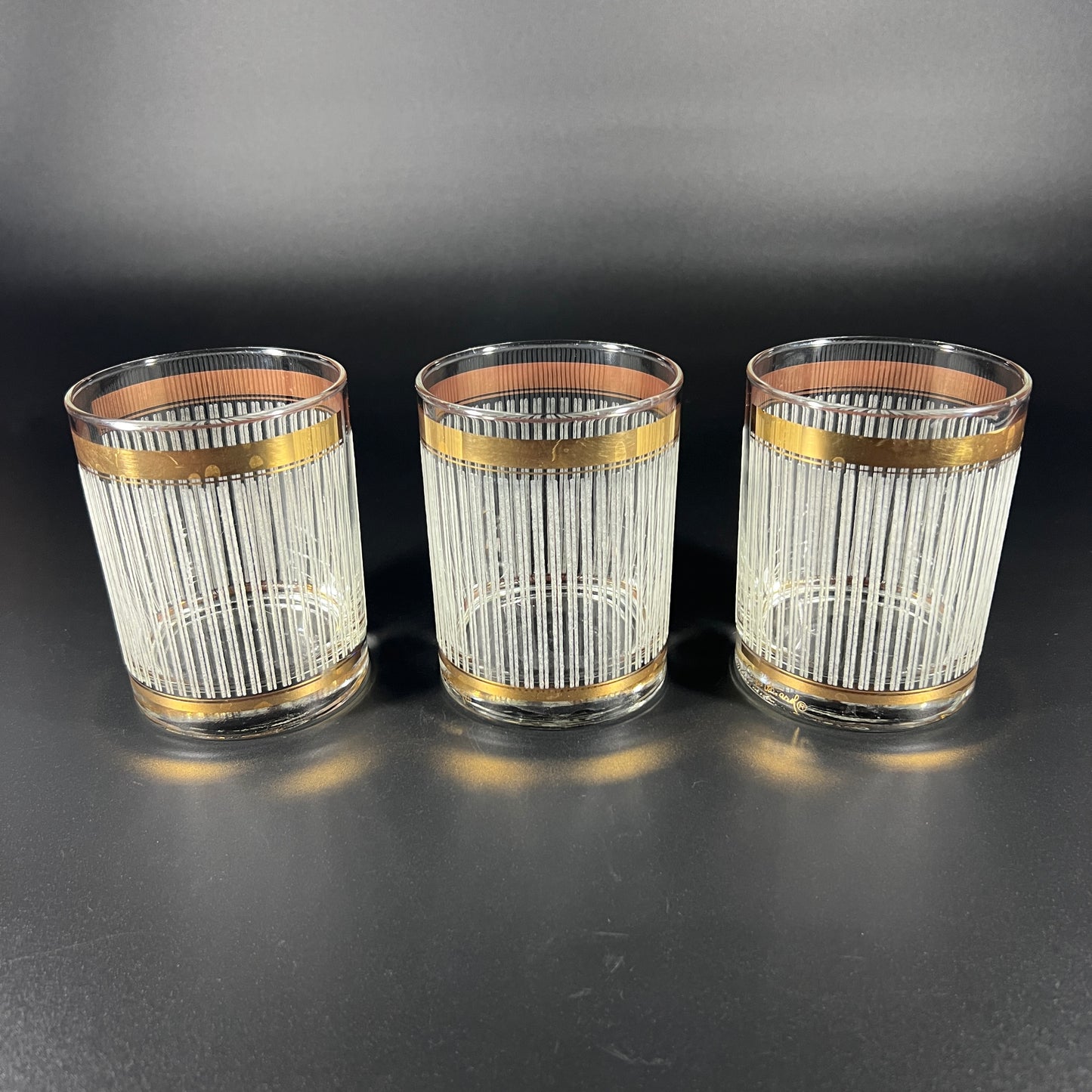 Vintage Georges Briard Rocks Glasses (set of 3)