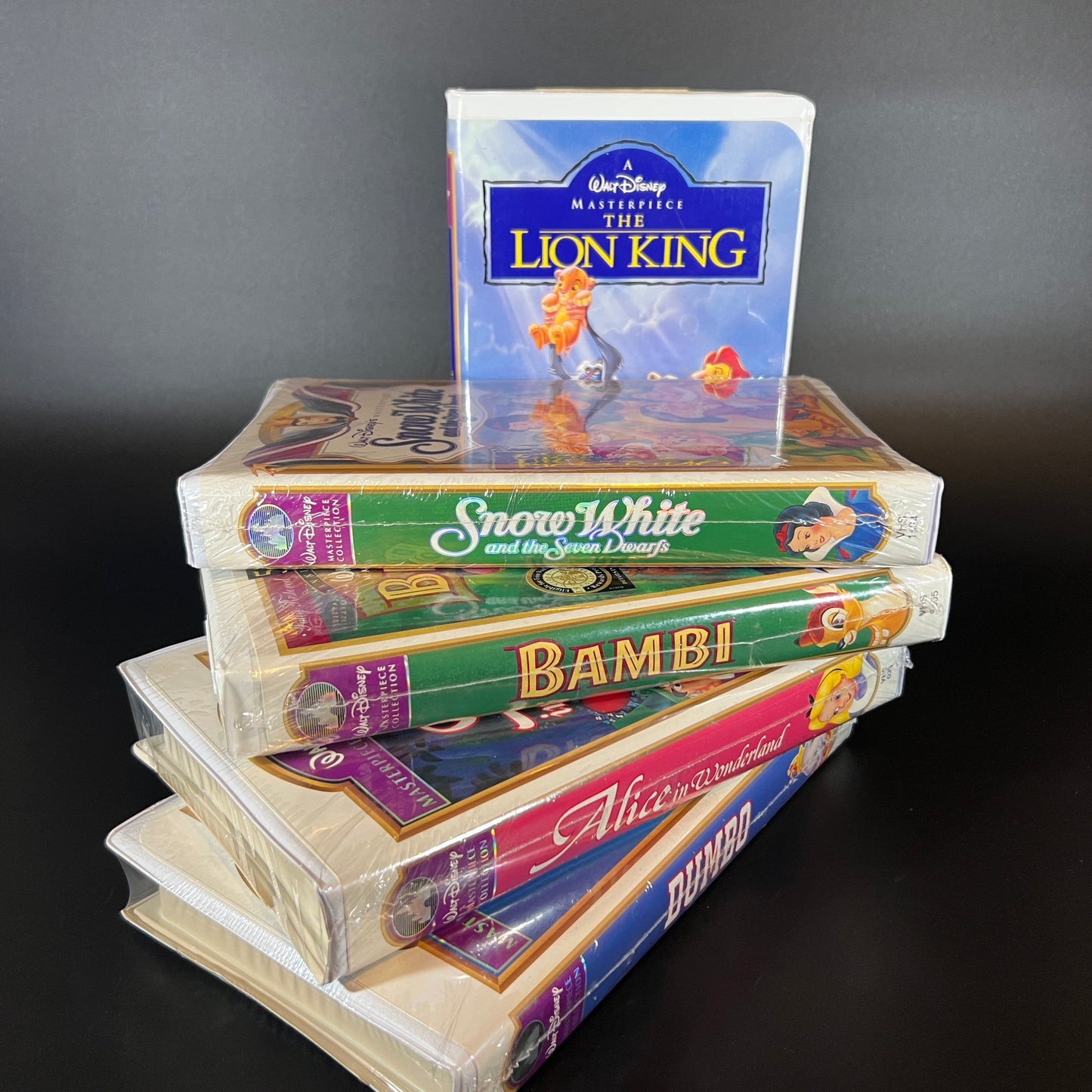 Disney VHS lot, Sealed Deadstock (Set of 5)