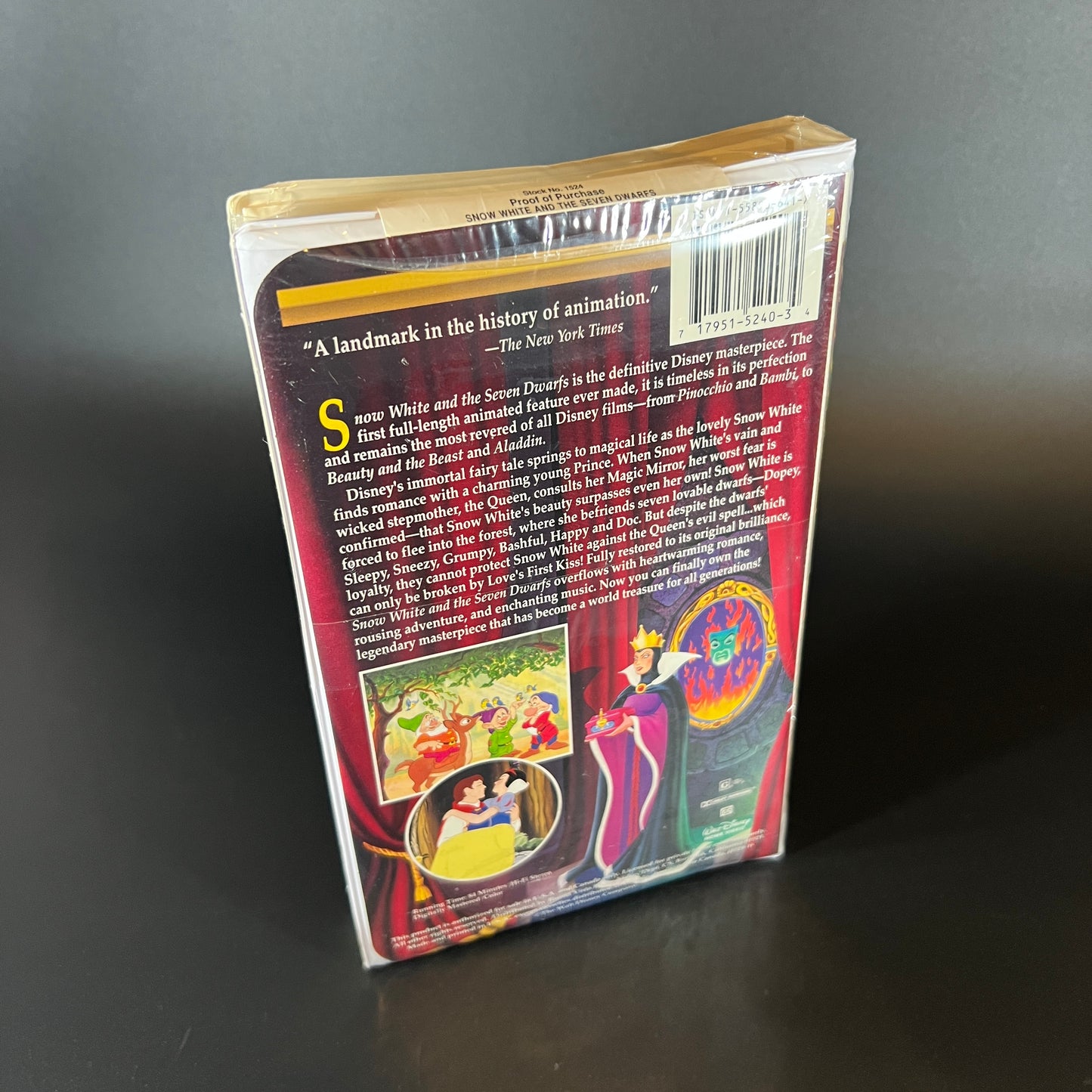 Disney VHS lot, Sealed Deadstock (Set of 5)