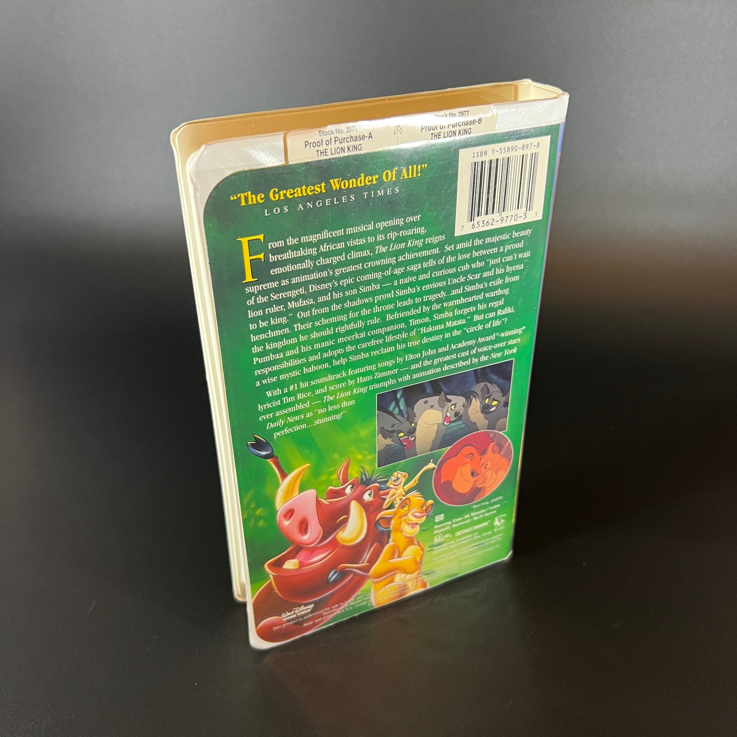 Disney VHS lot, Sealed Deadstock (Set of 5)