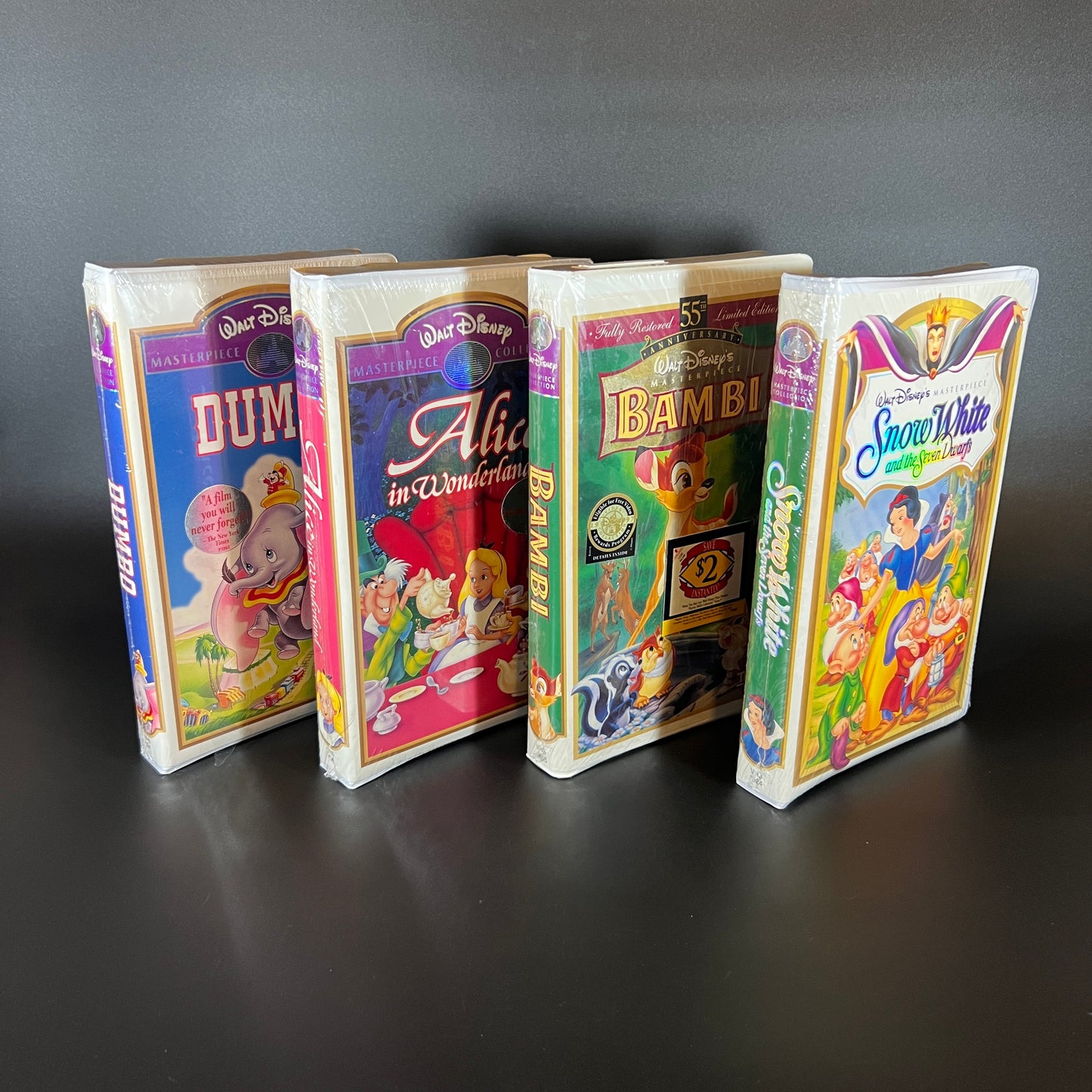 Disney VHS lot, Sealed Deadstock (Set of 5)