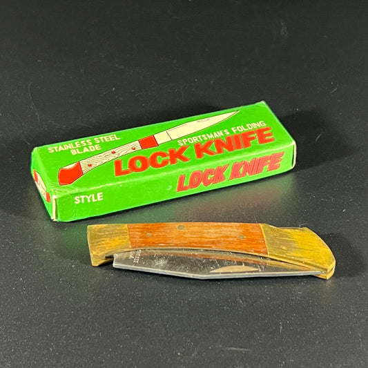 Sportsman's Folding Lock Knife with Original Box