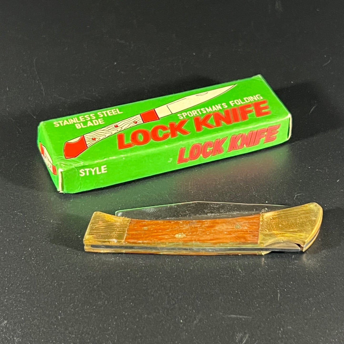 Sportsman's Folding Lock Knife with Original Box
