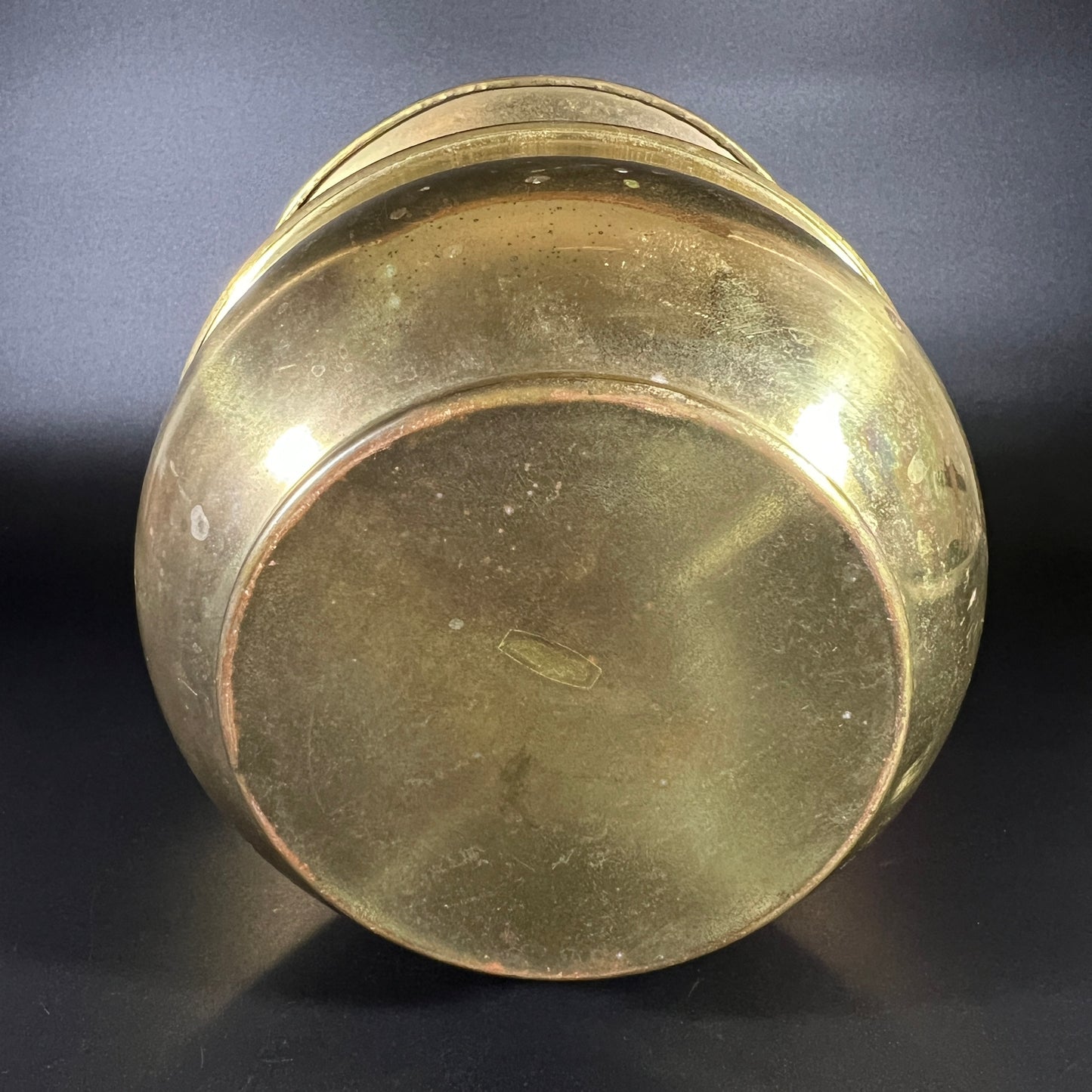 Vintage Brass Eagle Spittoon