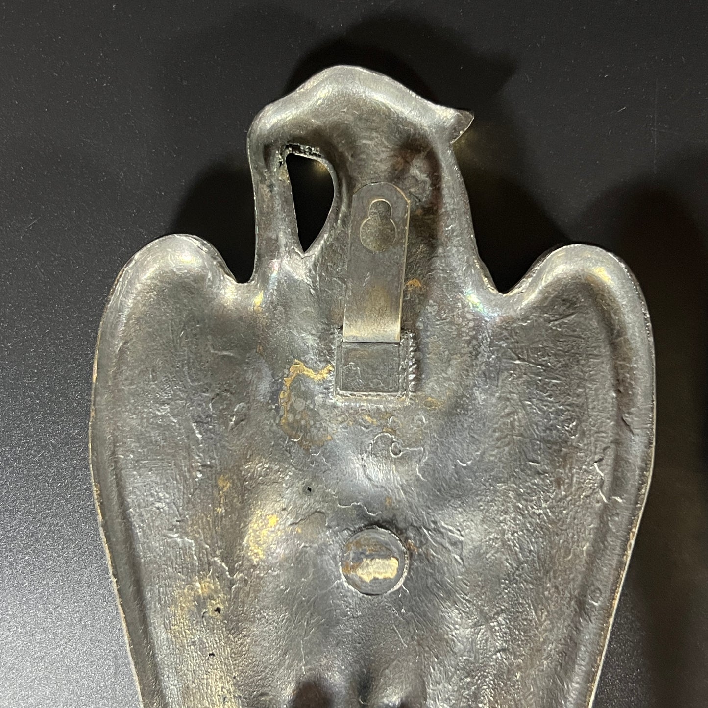 Set of 2 Solid Brass Federal Eagle Wall Plaques
