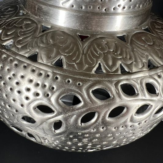 Stunning Moroccan Metal Tabletop Lamp
